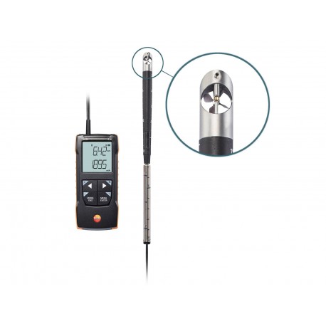 Testo 416 - Digitální vrtulkový anemometr s 16mm vrtulkou a s připojením k aplikaci