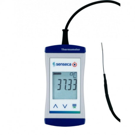 Senseca ECO 141 – Vysoce přesný referenční teploměr s pevně připojeným miniaturním snímačem Ø 1,1 mm