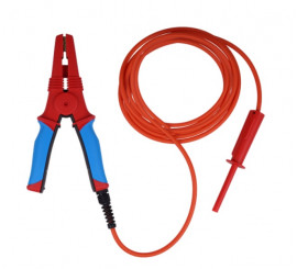 Metrel A 1639 RED-5M - Velký červený HV testovací klip s HV kabelem a konektorem, 5 m