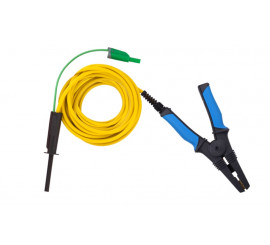 Metrel A 1822 BLK 5M - 10 kV stíněný testovací vodič s velkou černou HV testovací svorkou