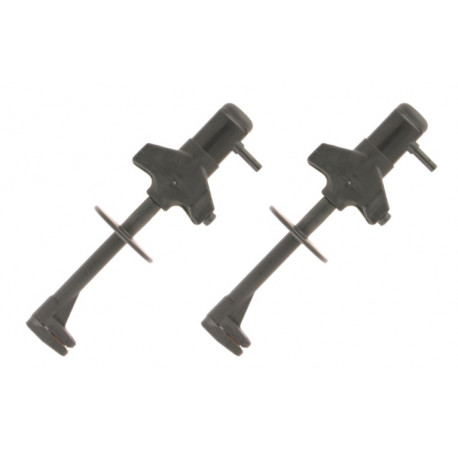 Metrel S 2056 – sada 2 plochých kontaktních svorek, černé