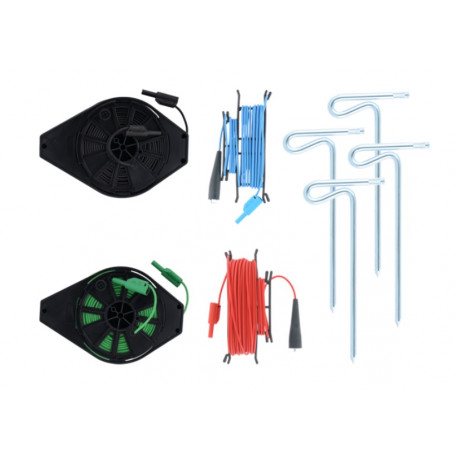 Metrel S 2123 – sada pro měření uzemnění, 4-vodičová, délka 50 m