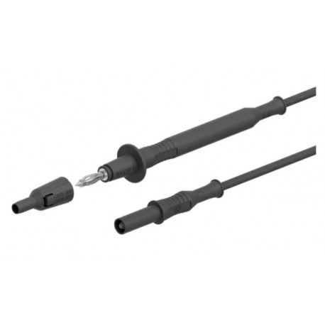 Illko P2031 - Měřicí vodič s hrotem, délka 1 m, černý