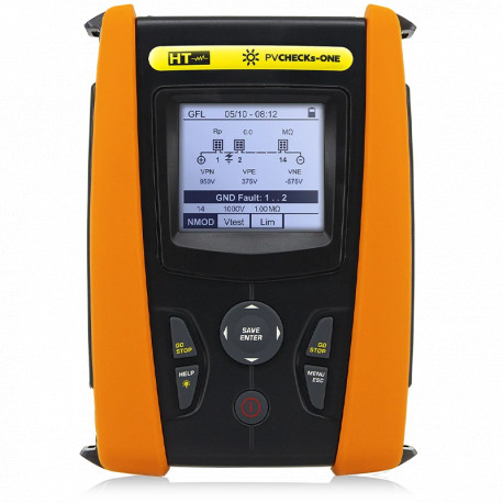 HT Instruments PVCHECKS-ONE - Přístroj pro testování a diagnostiku FV systémů do 1000 V / 30 A