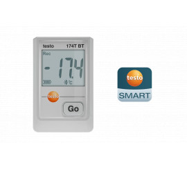 Testo 174 T BT – mini datalogger teploty s Bluetooth® a mobilní aplikací
