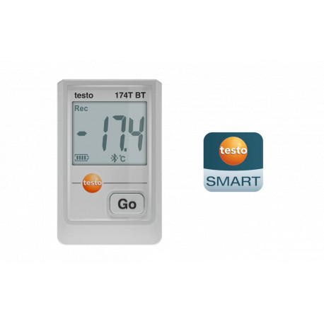 Testo 174 T BT – mini datalogger teploty s Bluetooth® a mobilní aplikací