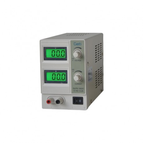 Geti GLPS 1502C 0-15V/ 0-2A - laboratorní zdroj