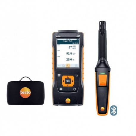 Testo 440 - Sada pro měření CO2 s BT