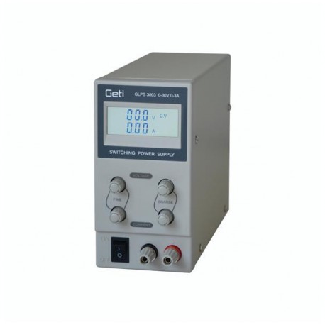 Zdroj laboratorní Geti GLPS 3003  0-30V/ 0-3A