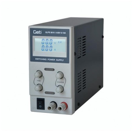 Zdroj laboratorní Geti GLPS 3010  0-30V/ 0-10A
