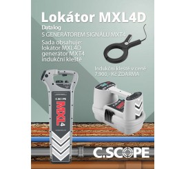 Zvýhodněný set lokátoru C.Scope MXL 4D a generátoru MXT 4
