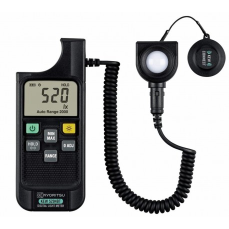 Kyoritsu KEW 5204 BT - Digitální průmyslový luxmetr s Bluetooth